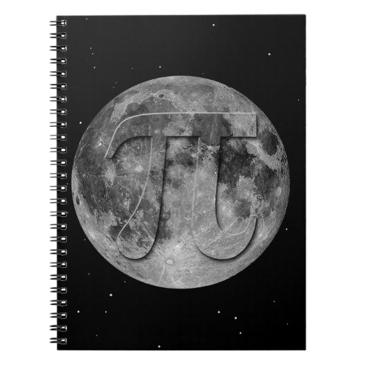Full Moon Pi Day Fun Notitieboek (Voorkant)