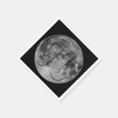 Full Moon Pi Day Fun Servet (Hoek)