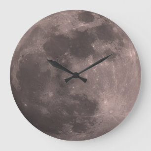 Full moon picture grote klok