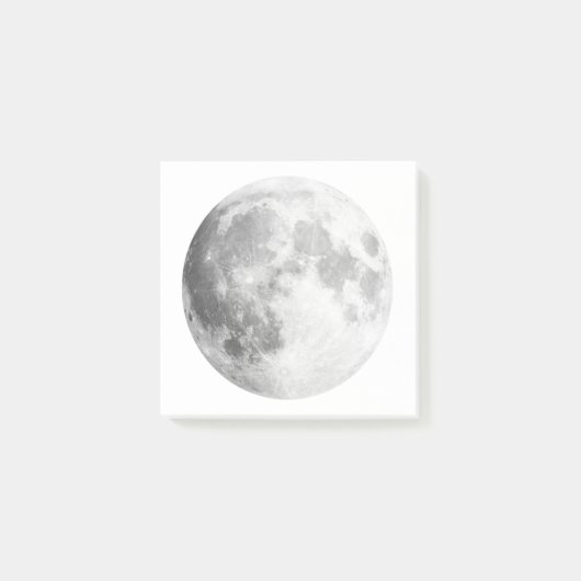 Full Moon Post It Notes / White (Voorkant)