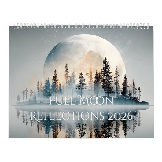 Full Moon Reflections 2026 Calendar Kalender (Hoes)