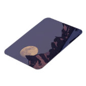 Full Moon Rises | Chugach Mountains Alaska Magneet (Linkerzijde)