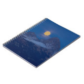 Full Moon Rising Grand Teton Driggs, Idaho Notitieboek (Linkerzijde)