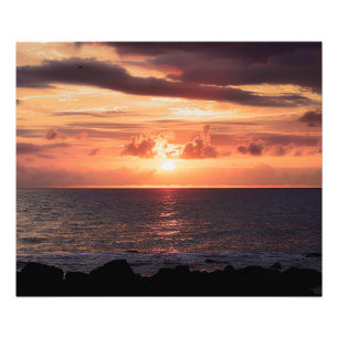 Full Moon Rising Queensland Australië Foto Afdruk