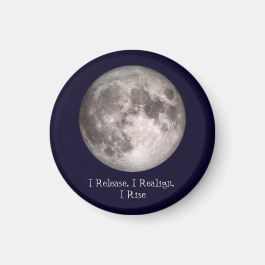 Full Moon Ritual I Release I Realign I Rise Magneet (Voorkant)
