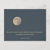 Full Moon Robert Browning Quote Briefkaart (Voorkant)