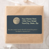 Full Moon Robert Browning Quote Etiket (Insitu)