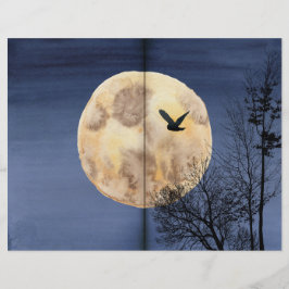 Full-moon scrapbook