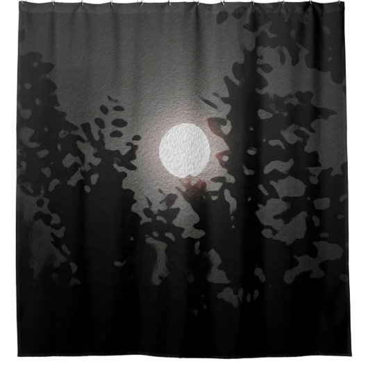 Full Moon Shower-gordijn Douchegordijn (Voorkant)