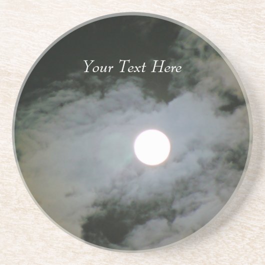 Full Moon Sky  Drink Onderzetter (Voorkant)