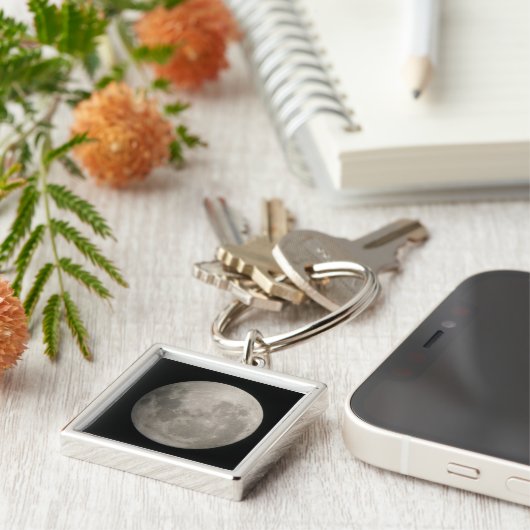 Full-moon sleutelhanger (Zijkant)