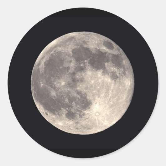 Full Moon Sticker (Voorkant)