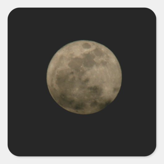 Full Moon Sticker (Voorkant)