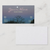 Full Moon Sunrise Visitekaartje (Voorkant / Achterkant)