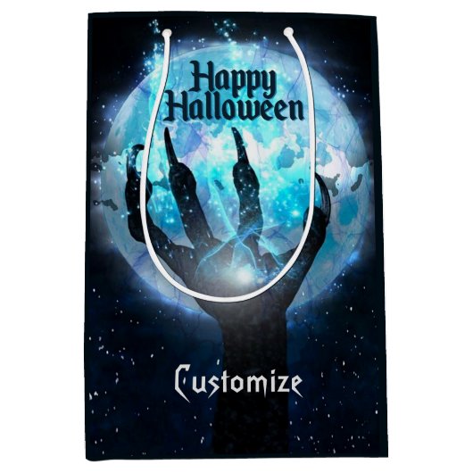 Full Moon Transformation Halloween Medium Cadeauzakje (Voorkant)