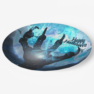 Full Moon Transformation Halloween Papieren Bordje
