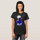 Full moon transforms wild wolf scary jungle world t-shirt (Voorkant volledig)