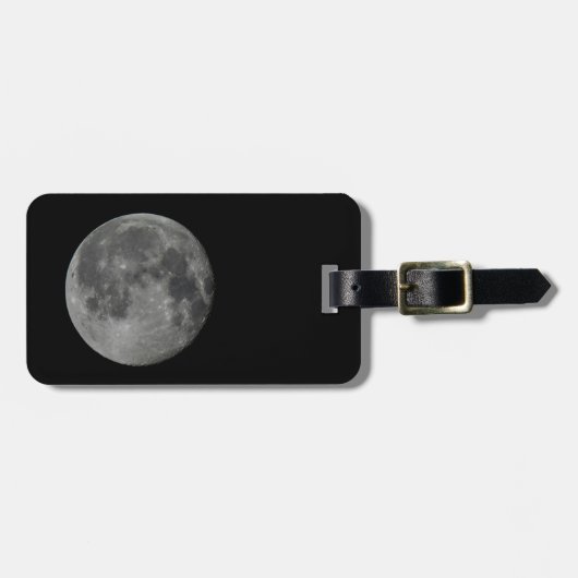 Full Moon Travel Bagagelabel (Voorkant horizontaal)