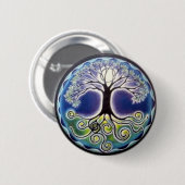 Full Moon Tree of Life Button (Voorkant /achterkant)