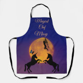 Full Moon Unicorn Fairy Paars Magic Schort (Voorkant)