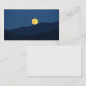 Full Moon Visitekaartjes Oranje Full Moon (Voorkant / Achterkant)