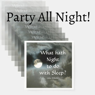 Full Moon Wat heeft Night te maken met Slaapstand Servet