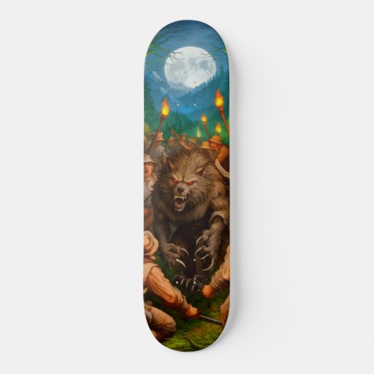 Full Moon Werewolf Lycanthrope Revenge Persoonlijk Skateboard (Voorkant)