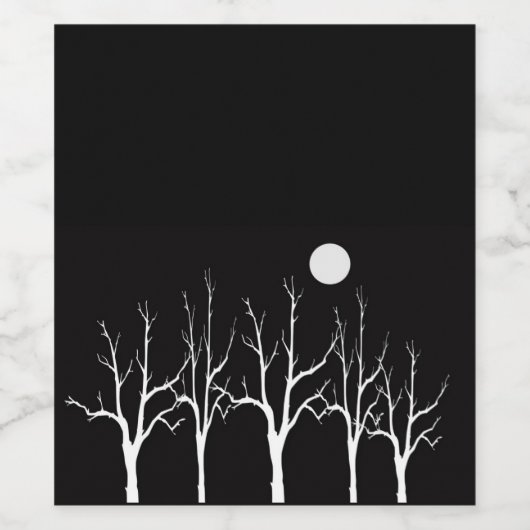 FUll Moon Wijn Etiket (Enkel label)