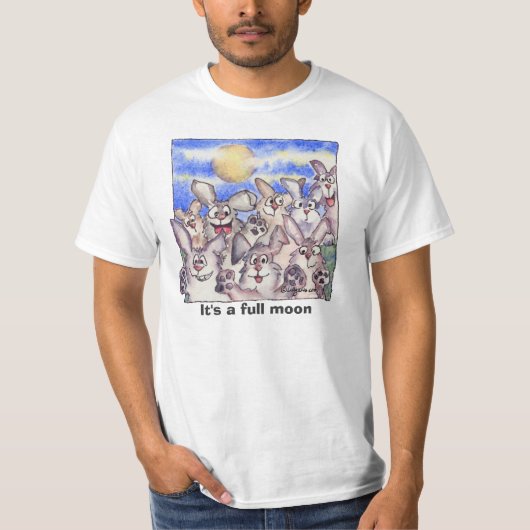 Full Moon Wild Bunnies T-shirt (Voorkant)