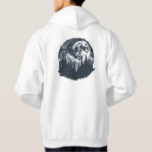 Full Moon Wilderness Forest Hoodie (Achterkant)
