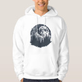 Full Moon Wilderness Forest Hoodie (Voorkant)