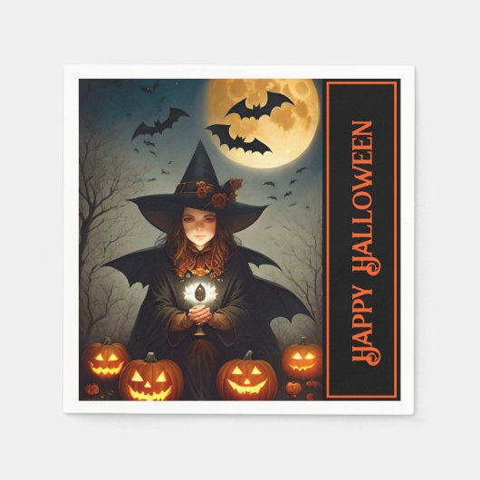 Full Moon Witch Servet (Voorkant)