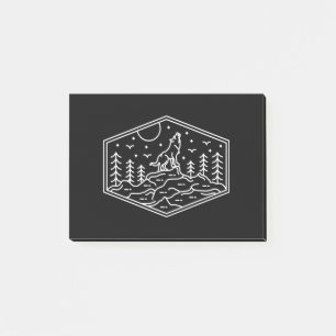 Full Moon Wolf 3 Post-it® Notes