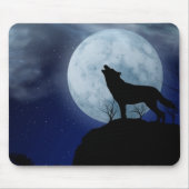 Full Moon Wolf Muismat (Voorkant)