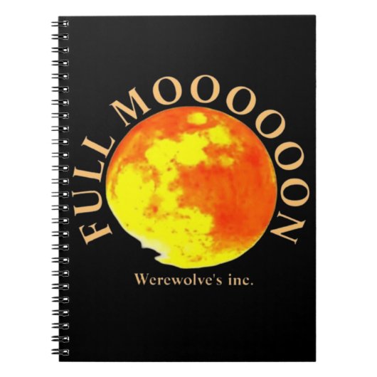 FULL MOOON WEERWOLVEN INC NOTITIEBOEK (Voorkant)