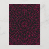 Full Neon Grid Briefkaart (zwart) – (Voorkant)