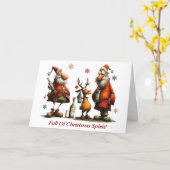 Full Of Christmas Spirit Card Kaart (Gele Bloem)