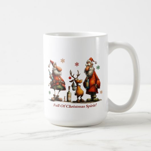 Full Of Christmas Spirit Mug Koffiemok (Rechts)