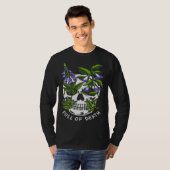 Full Of Death Skull Botanical T-shirt (Voorkant volledig)