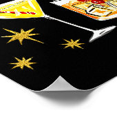 Full Of Holiday Srit Cheers Martini Christmas Drin Poster (Hoek)