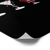 Full Of Holiday Srit Christmas Drinks Martini Tail Poster (Hoek)