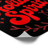 Full Of Holiday Srit Funny Christmas Drinking Retr Poster (Hoek)