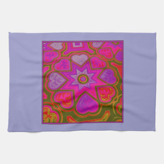 'Full of Love' Kitchen Towel Theedoek (Horizontaal)