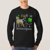 Full Of Shenanigans labrador Dog Irish T-shirt (Voorkant)