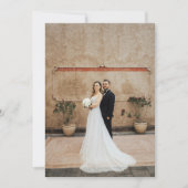 Full Page Two Photo Newlywed Merry Christmas Card Feestdagenkaart (Voorkant)