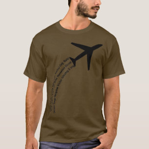 Full Phonetic AlphabetCute Plane Letters T-shirt P