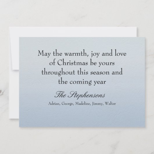 Full Photo 7x5 Christmas Card Feestdagenkaart (Achterkant)