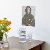 Full Photo Afstudeerder Grunge Typografie Folie Afdrukken (Laag (Keuken))