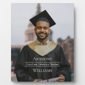 Full Photo Minimalist Graduation Keepsake  Fotoplaat (Voorkant)