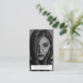 Full Photo Photography Business Logo Website Visitekaartje (Staand voorkant)